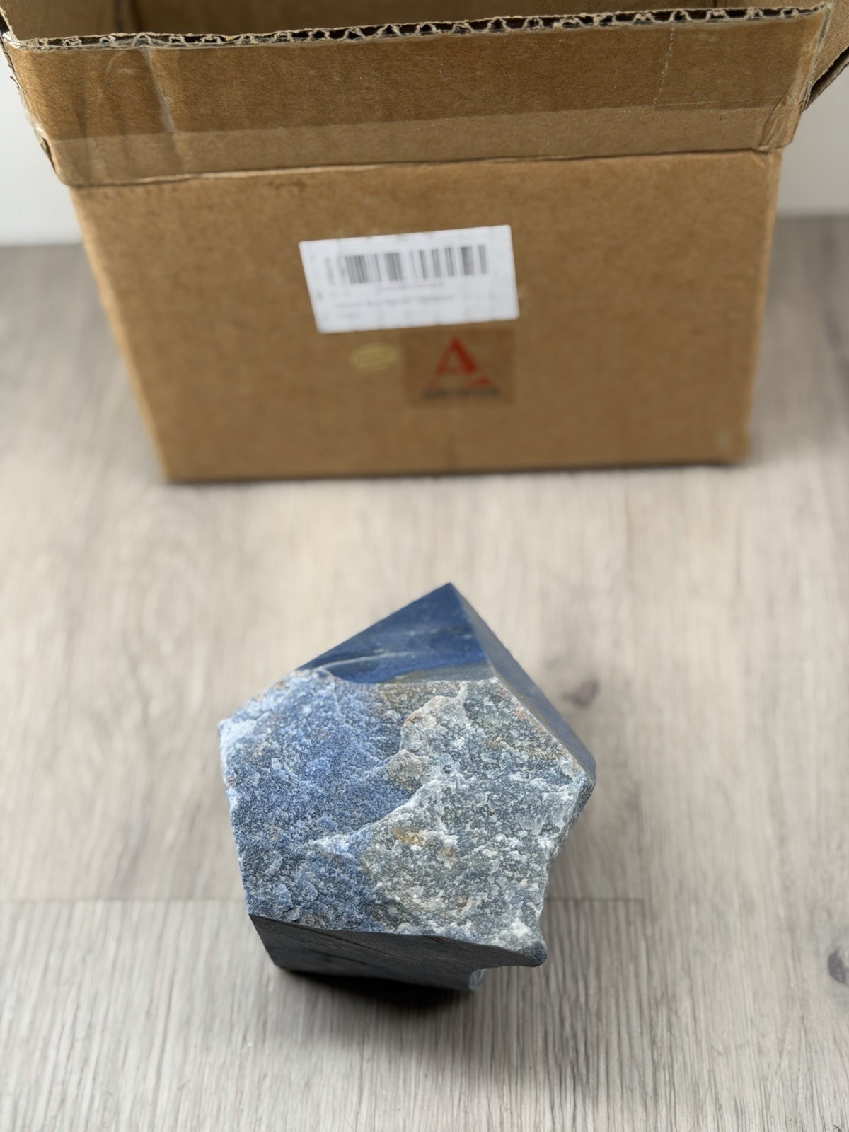 Natural Blue Aventurine Crystal Wand Irregular Quartz Column 1.7Lb