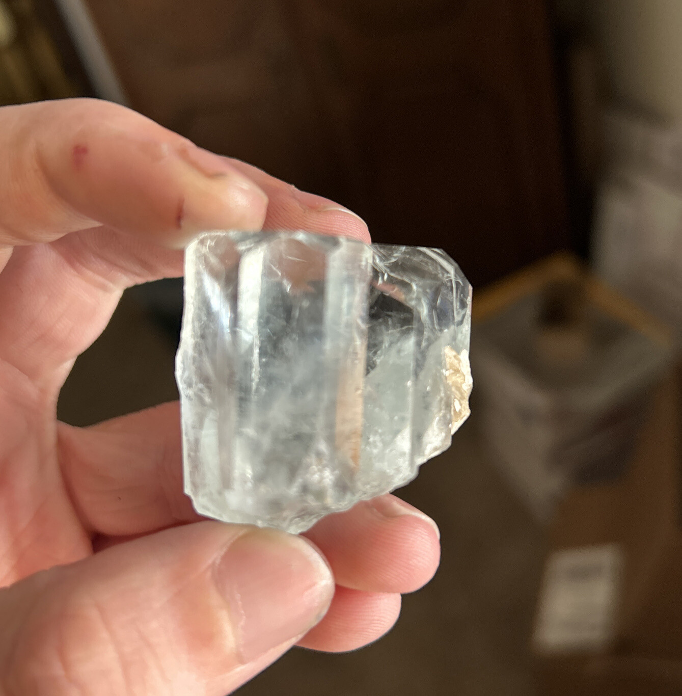 Huge 275 CT Natural Untreated Aquamarine Crystal High Clarity Gemmy Look