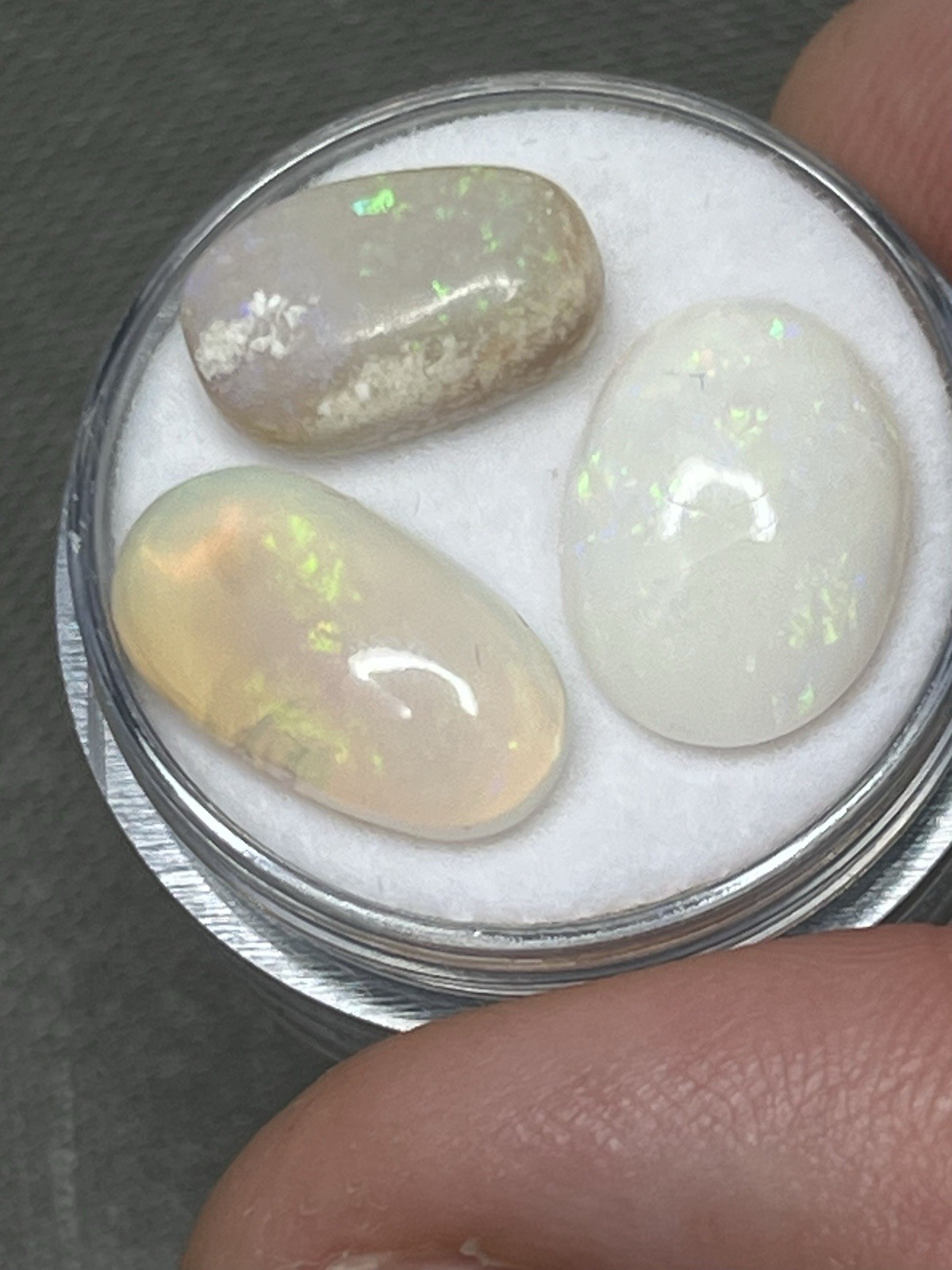 8ct Australian Solid Opal Gem Coober Pedy Natural Polished Crystal Specimen