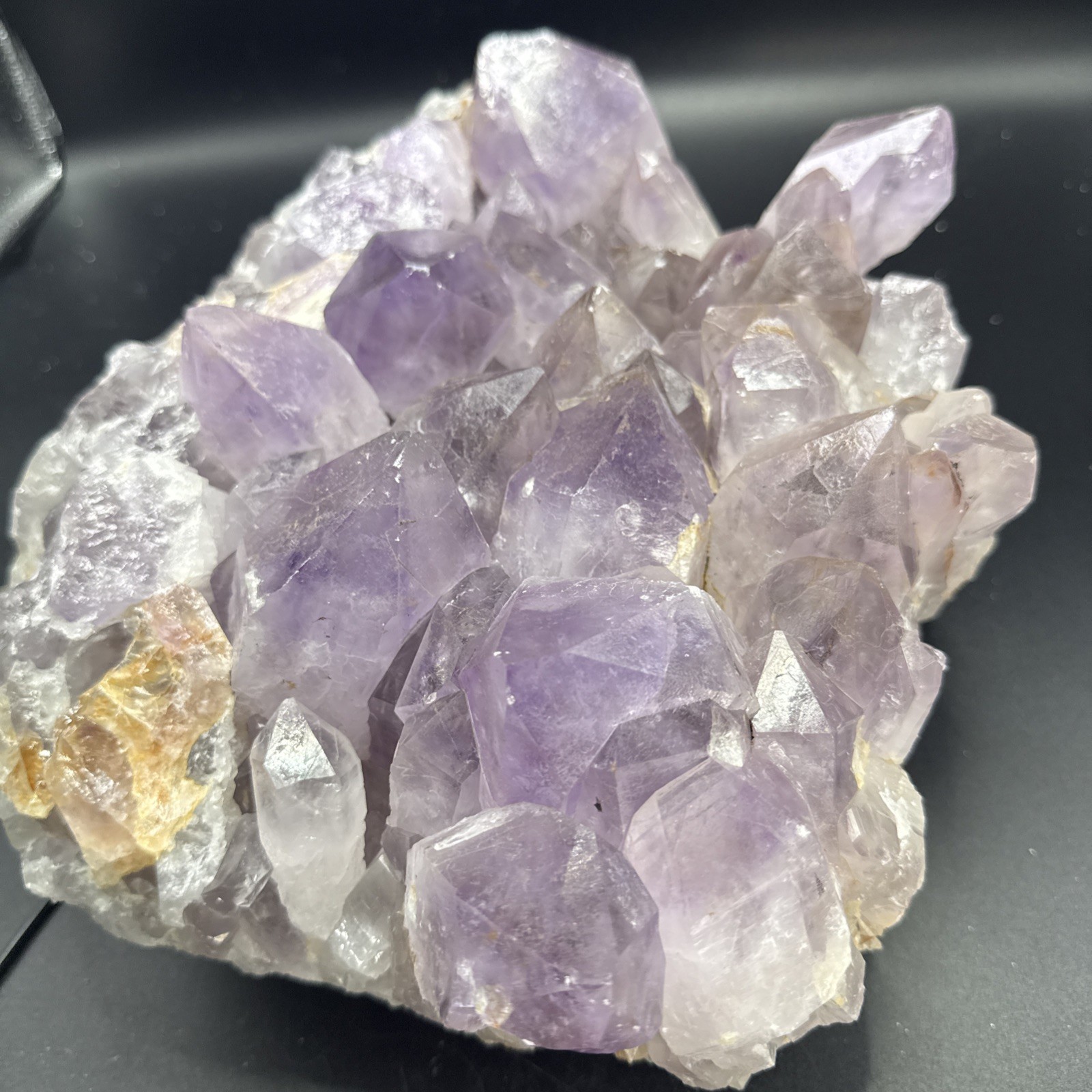 25 LB Huge Natural Amethyst Plate! Big Points! Crystals, Minerals, Congo!