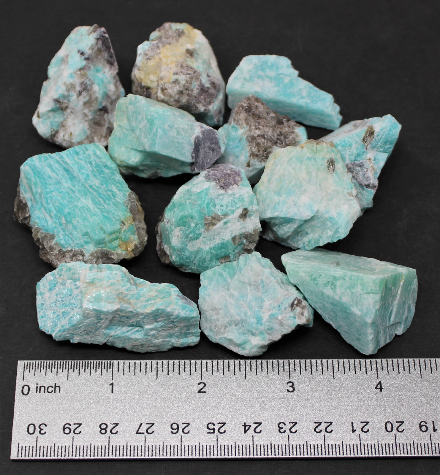 HUGE Wholesale 11 lb Lot Bulk Natural Rough Amazonite Crystal Healing Raw