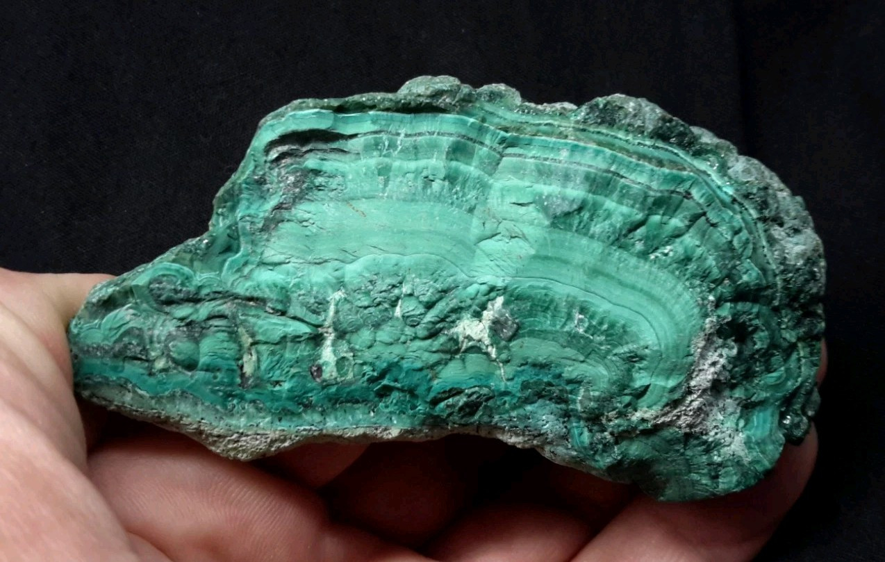 3.5″ MALACHITE from Katanga, Democratic Republic of the Congo
