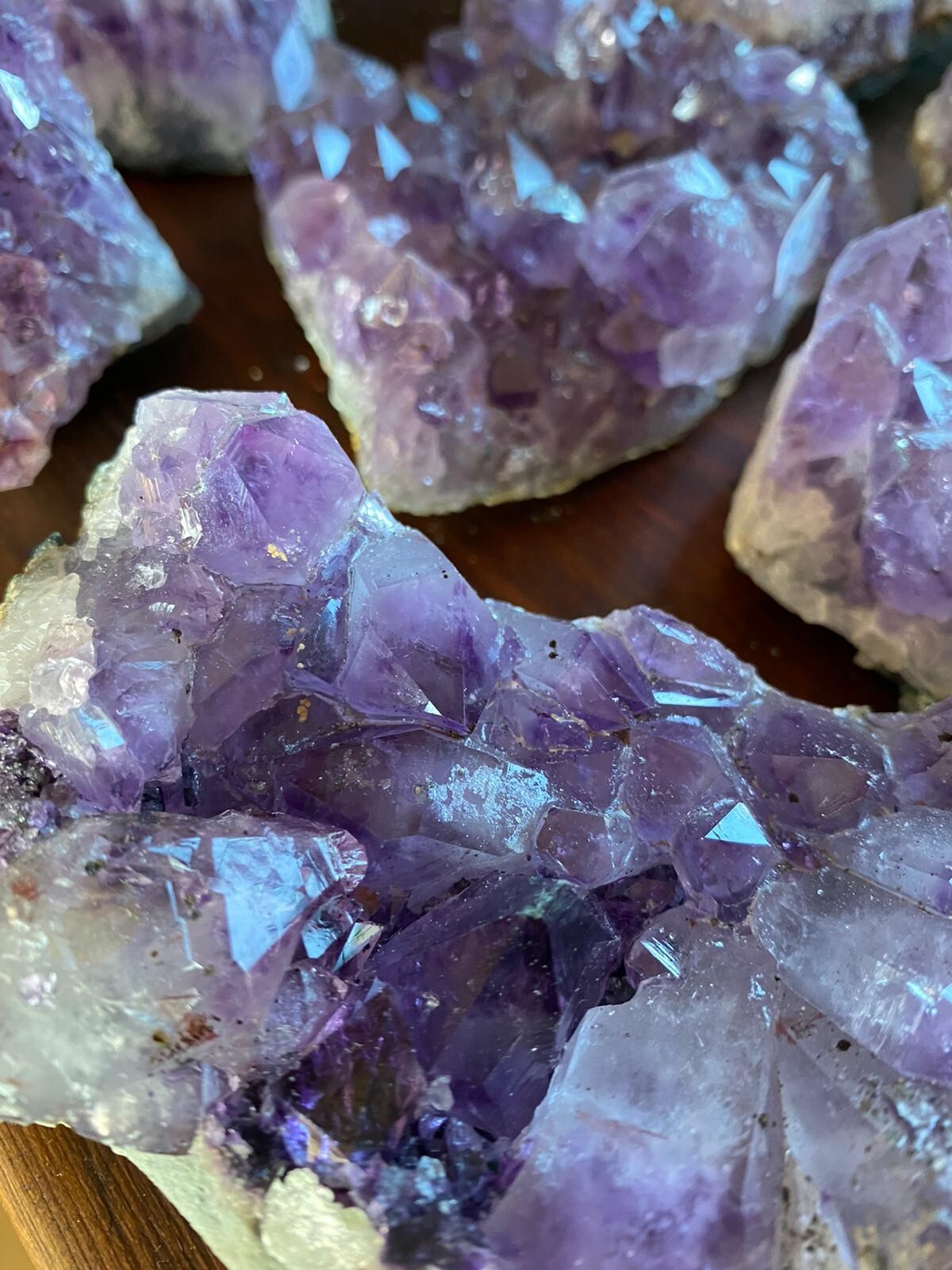 Premium High Grade Amethyst Druzy Cluster Pieces 200g to 300g approx. 10-12cm