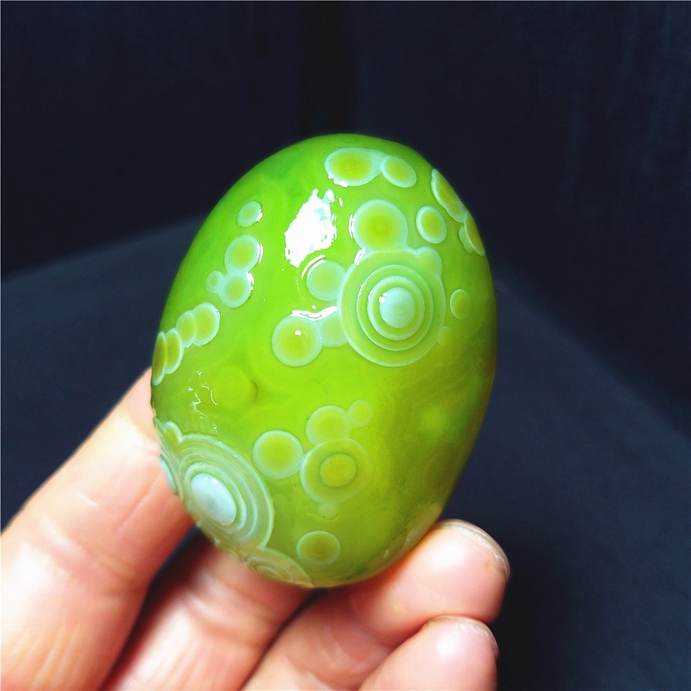 Rare 50.7G Natural Gobi Agate Eyes Agate/stone Madagascar CA4677