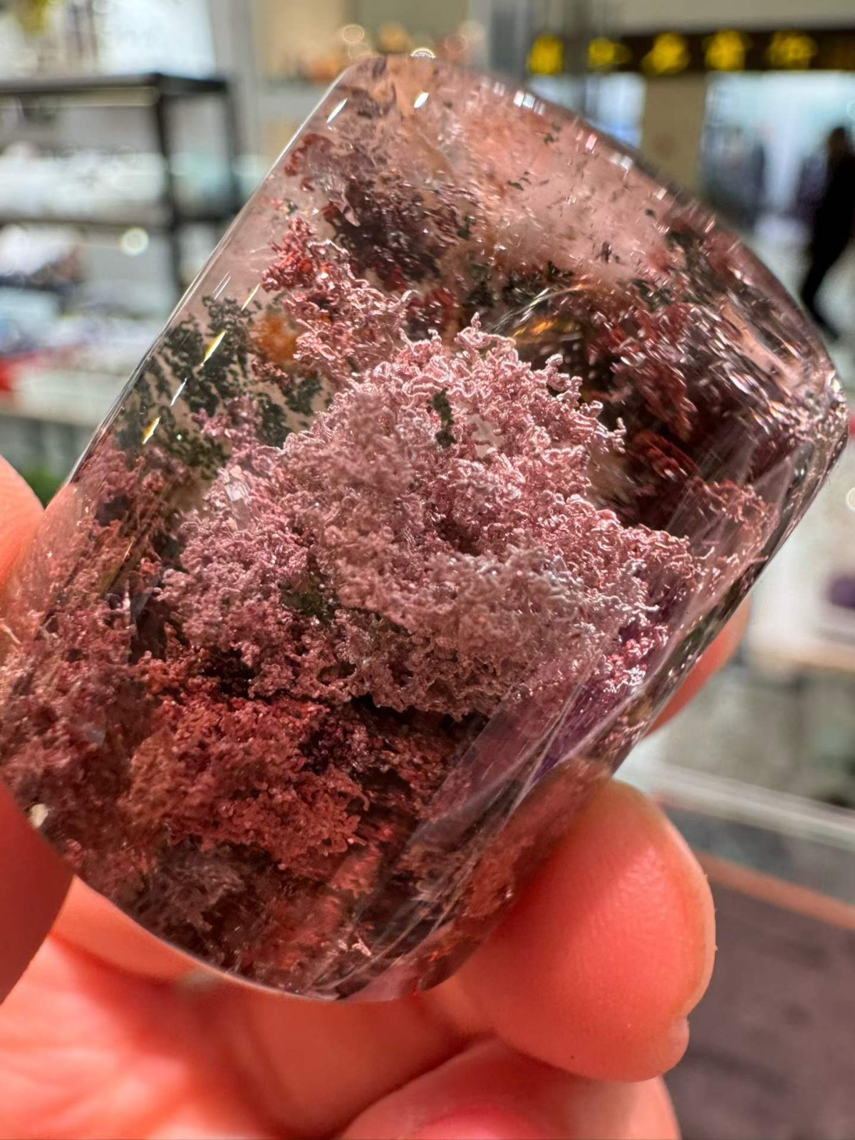 29*26mm Natural Garden Crystal Quartz Mineral Reiki energy