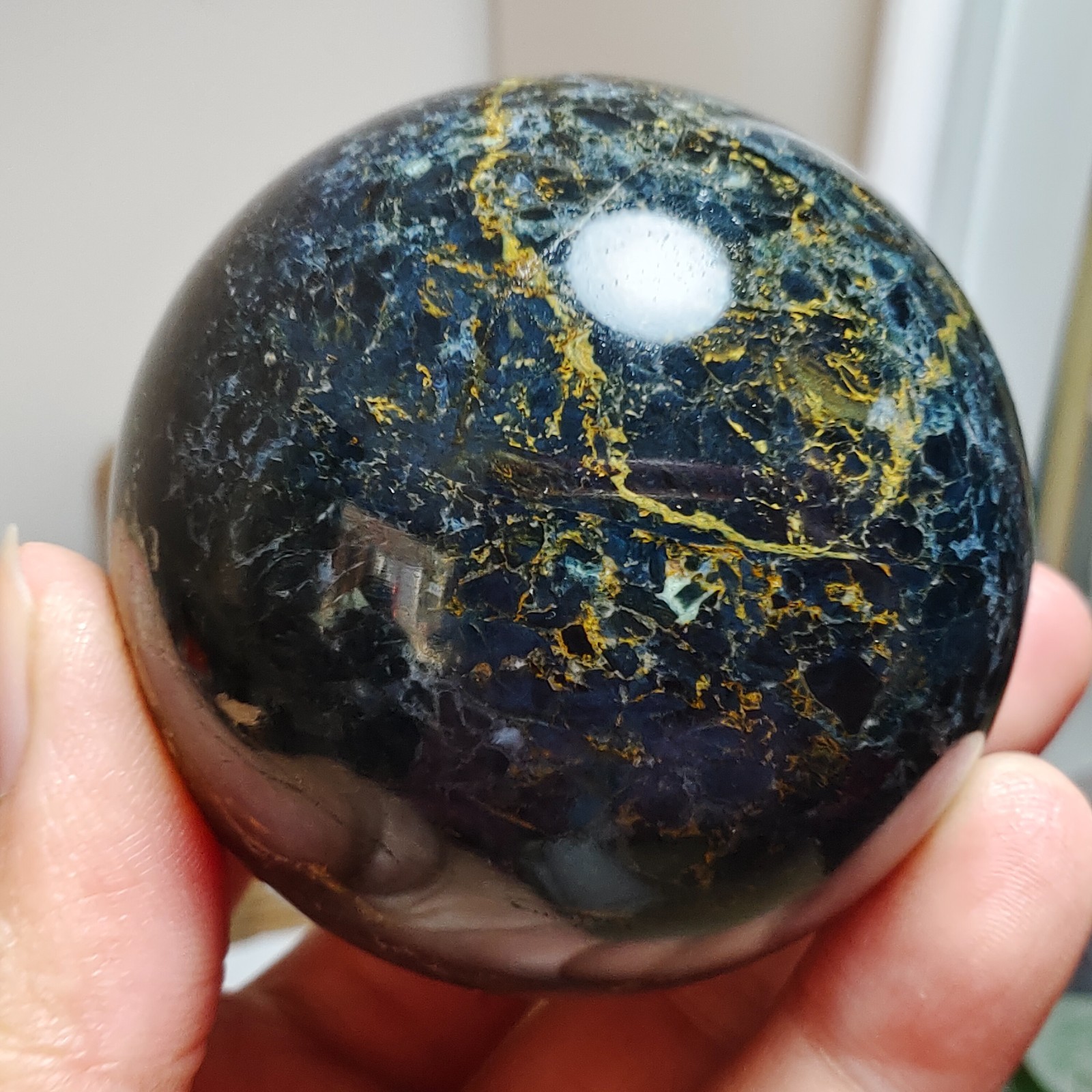 290g WOW! Natural Rare Pietersite Crystal ball Quartz Sphere Healing