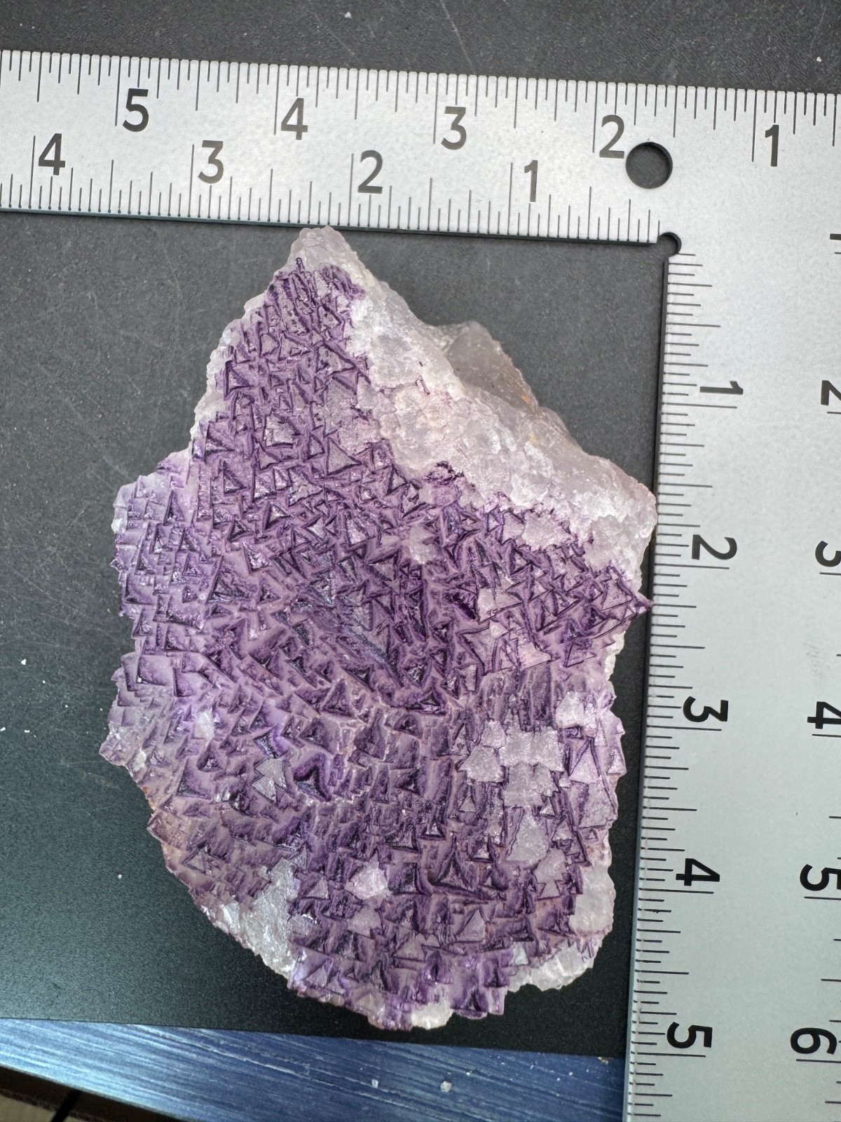 6550 NEW Database Fluorite Purple Triangle Yun Nan 402g