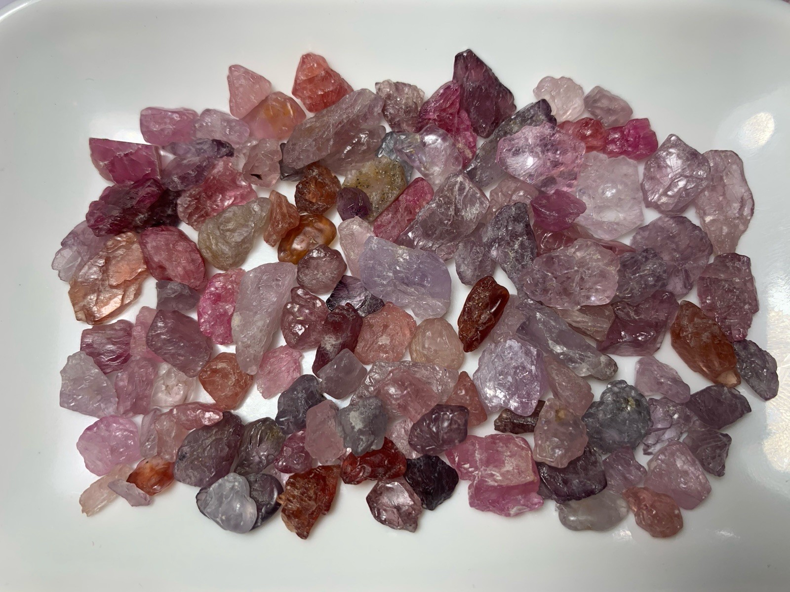 300Ct Beautiful Natural Mix Color Spinel Rough From Burma