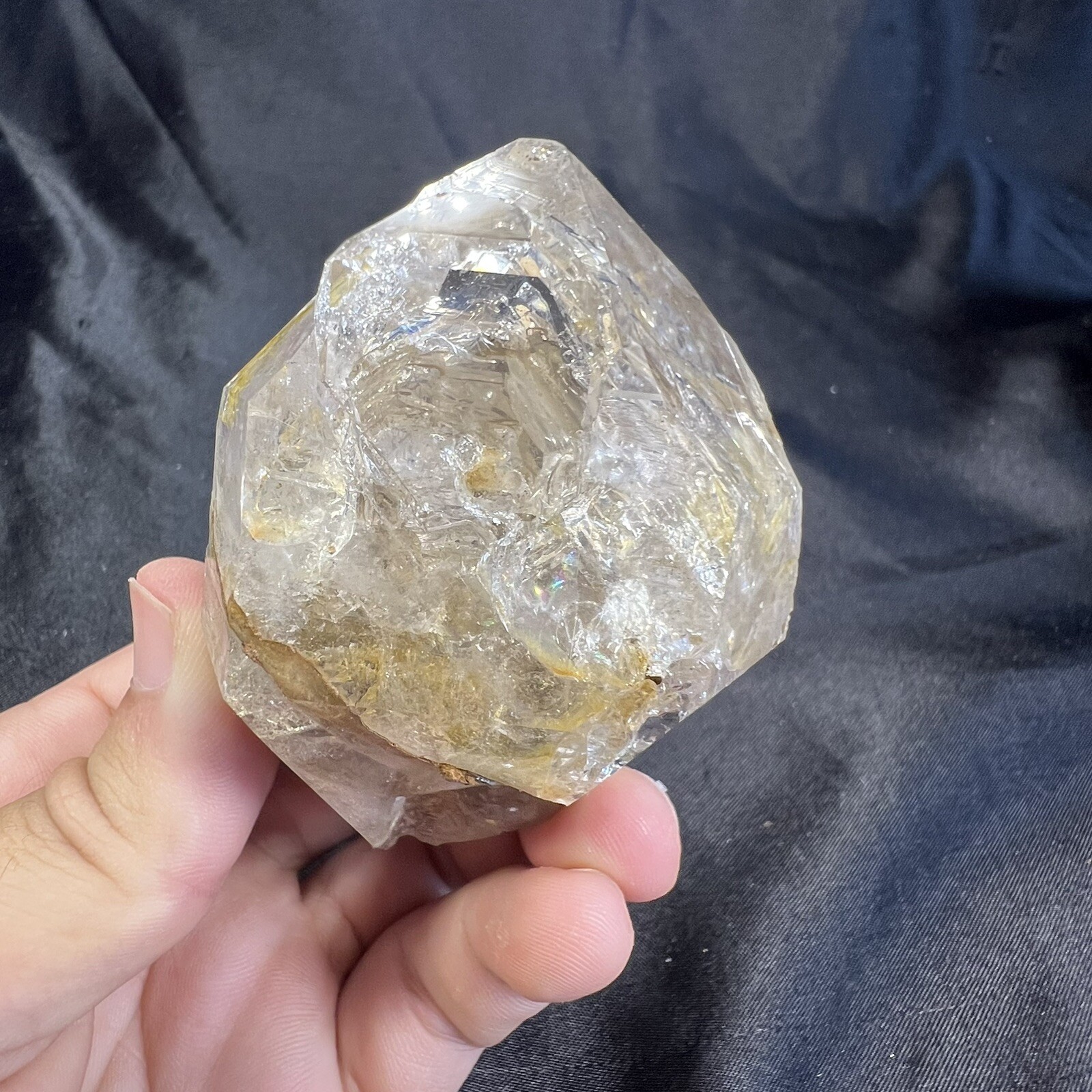 Herkimer Diamond Quartz Crystal Point / from New York