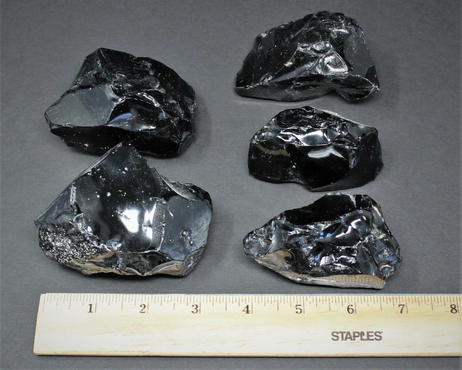 LARGE Black Obsidian Rough Natural (2.5 – 4″) – Raw Obsidian Crystal Bulk lots