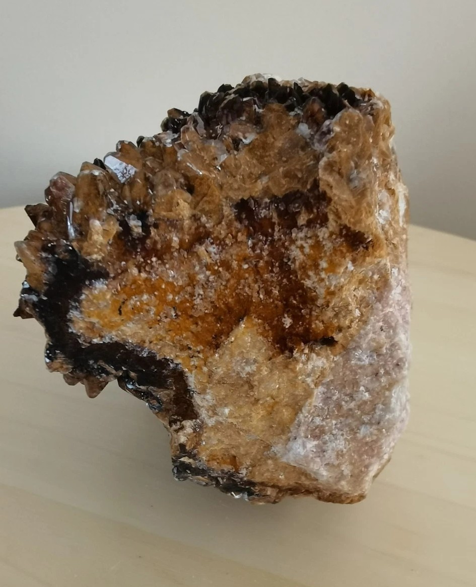 Durian Calcite Raw Specimen Natural Mineral Crystal 11x7x8cm 846g