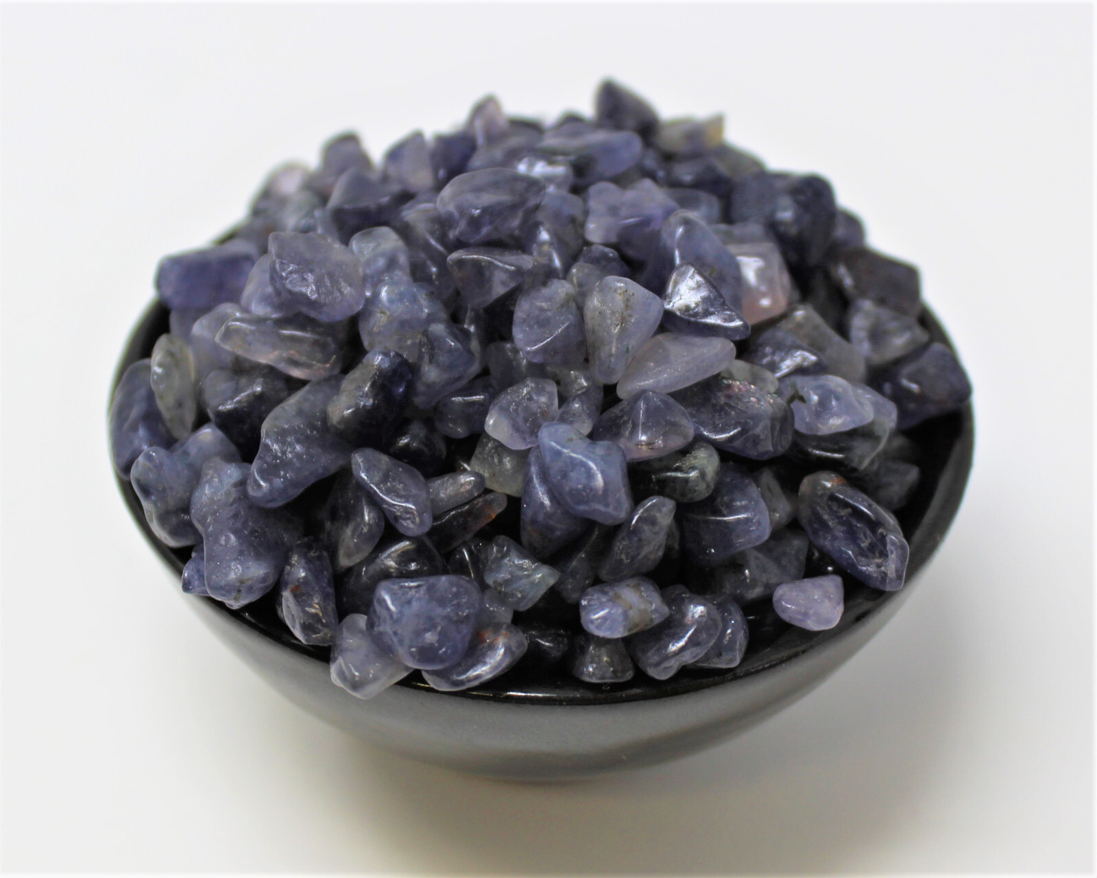 Iolite Semi Tumbled Gemstone Mini Chips 5-15 mm, ‘A’ Grade Wholesale Bulk Lot