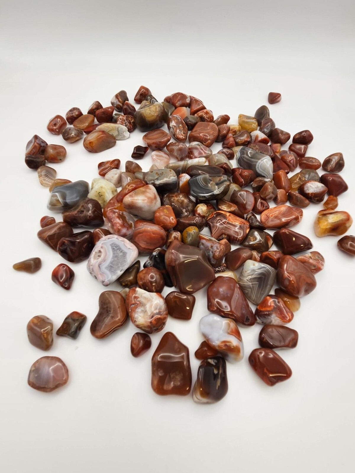 Craft stones 4oz bags Lake Superior Agates Tumbled-Polished