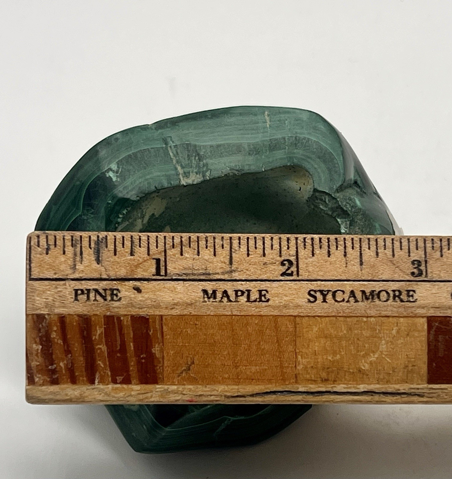 Polished Bull’s Eye Malachite Congo 0.86 lb 391g Stone Specimen