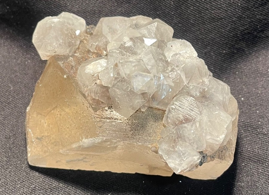 Awesome Calcite W/ apophylite crystal in matrix mineral specimen