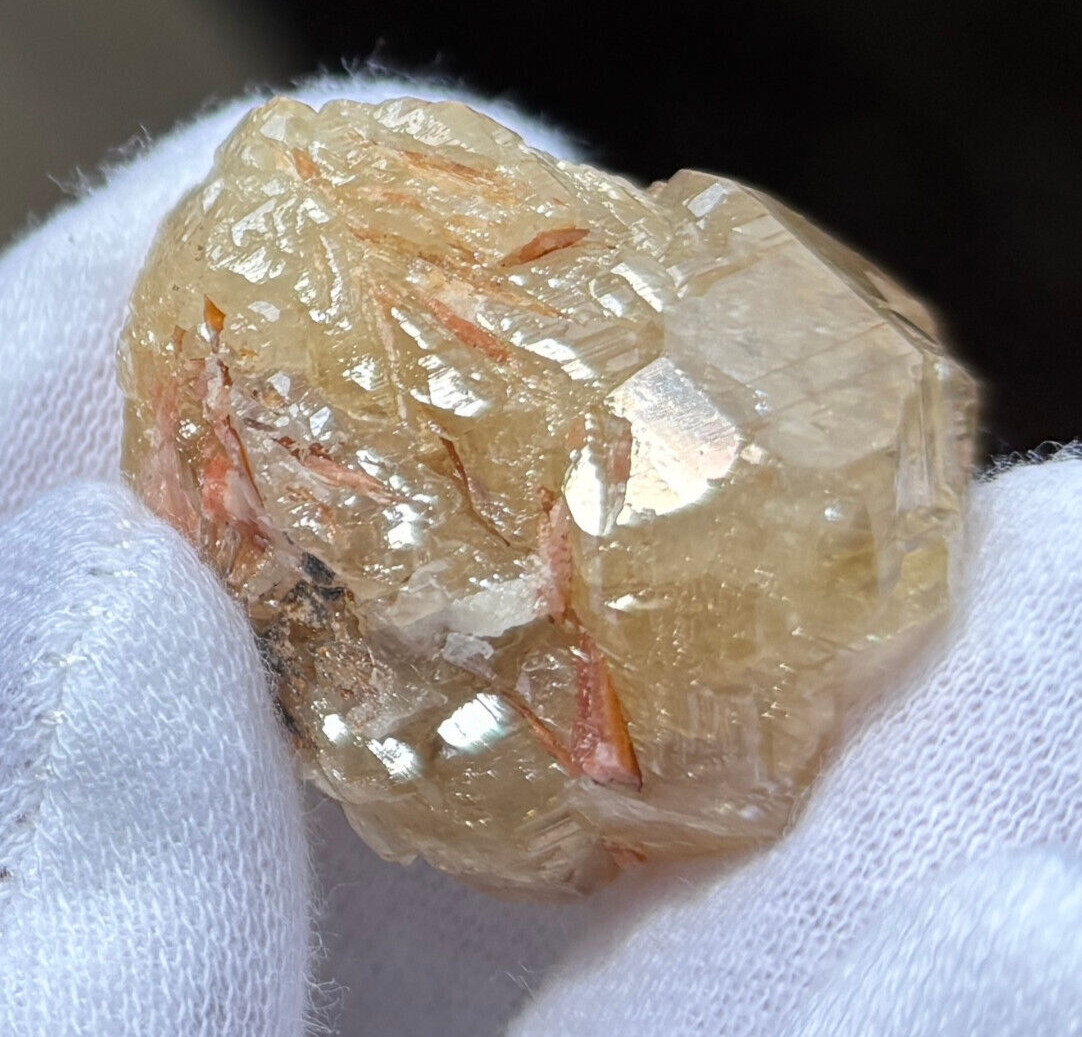 USA SALE SEE VIDEO 37g ETCHED CERUSSITE CERRUSITE CERRUSSITE CRYSTAL BARITE SKEL