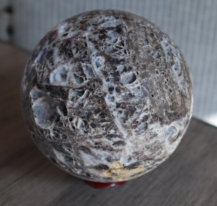 VERY LARGE SPHALERITE SPHERE 96.4 MM/ 1203.2 GRAMS (OVER 2.5 POUNDS)