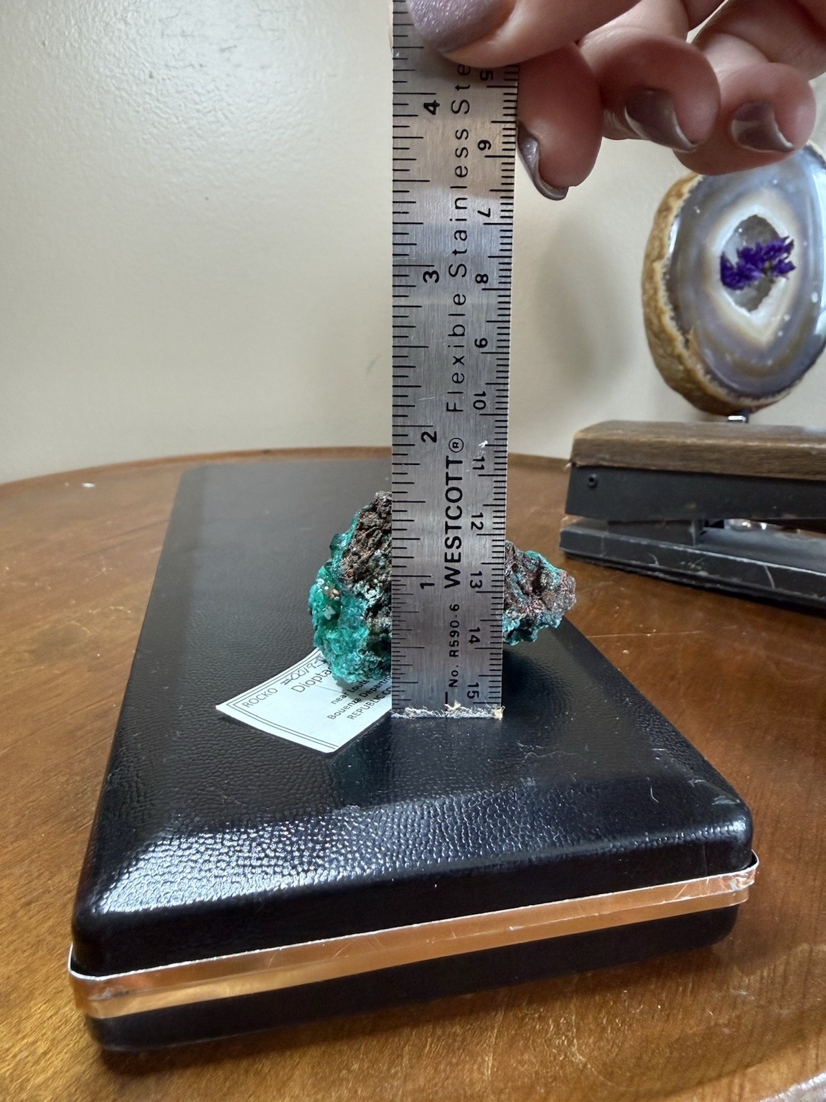 84.7g Gem Dioptase Crystal Cluster Mineral Specimen Bouenza Department, Congo
