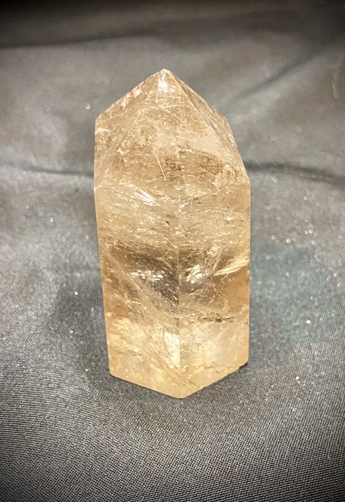 Golden Rutile Quartz Tower 78 Gram