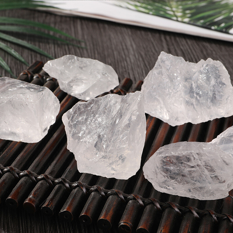 3-5cm Clear Quartz Raw Rough Stone Chunks Healing Reiki Energy Crystal 1PCS