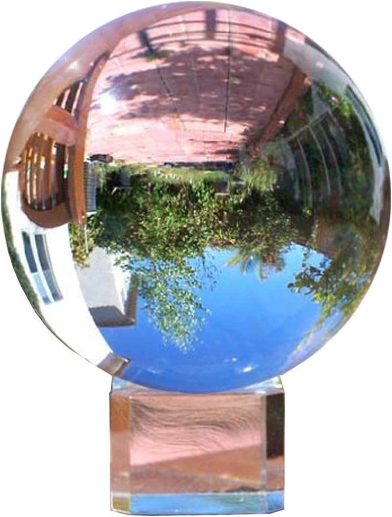 Clear 3.25″ K9 Crystal Sphere with Free Stand – Perfect for Photography & Decor