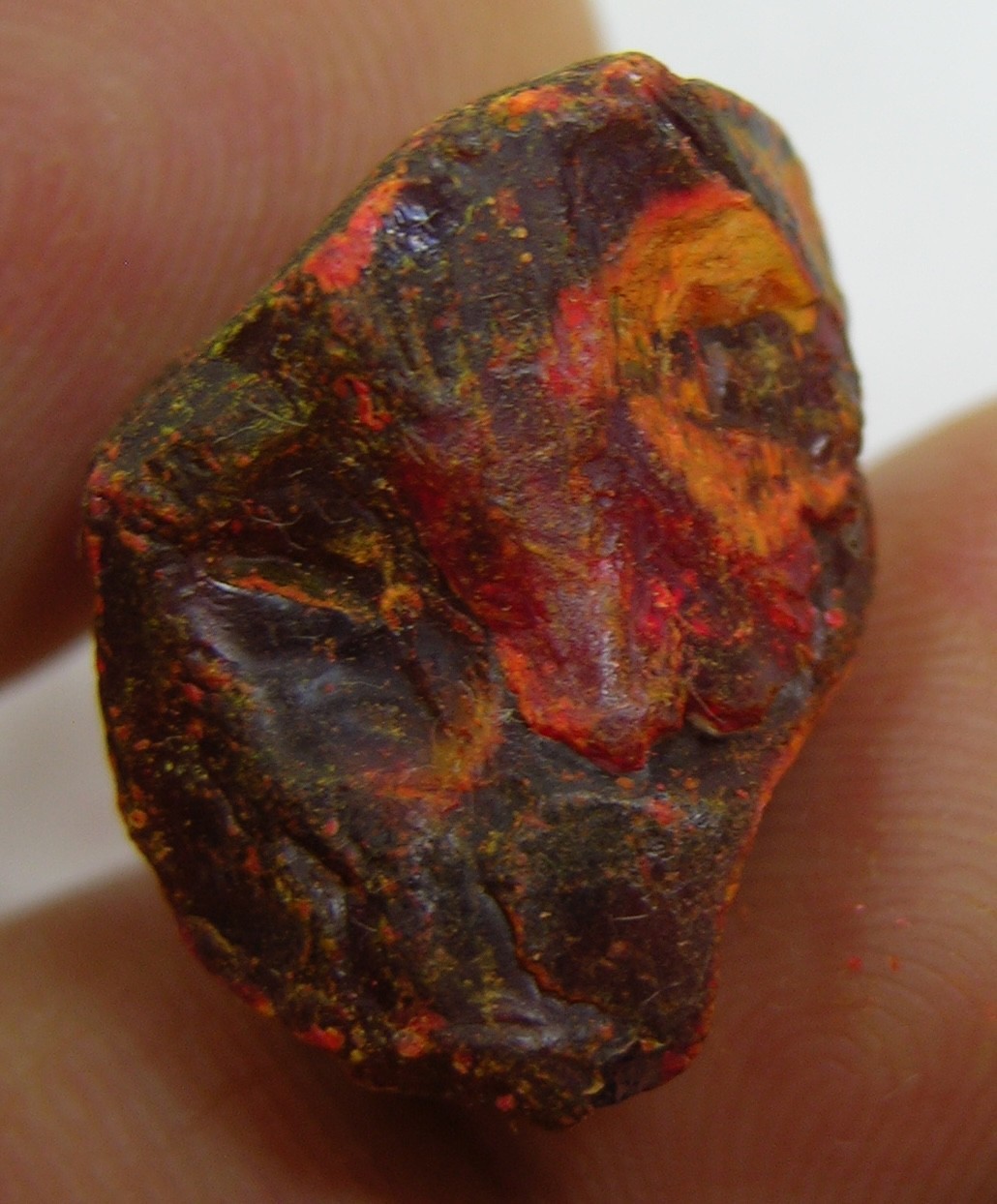 #4 Peru 27.00 ct 100% Natural Rare Rough Red Realgar Crystal Specimen 5.40g 19mm