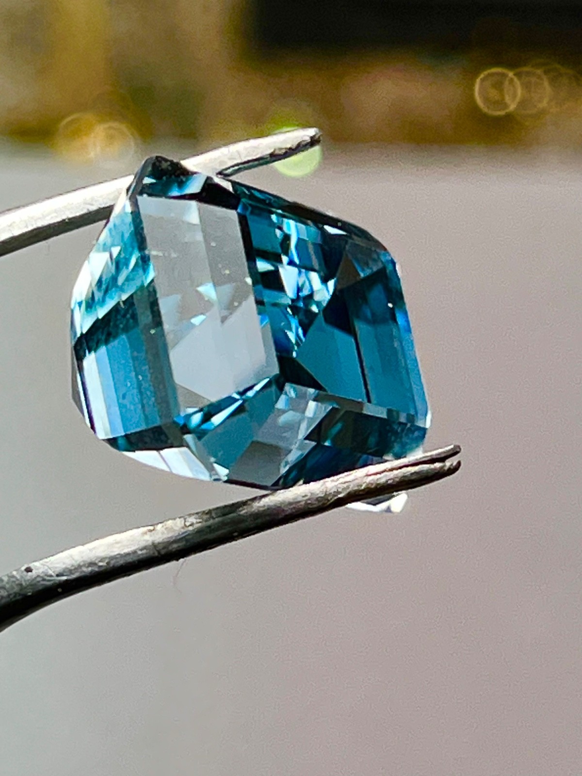 31.04ct Montana Topaz AAA Hand Cut by Master Lapidary (1980s) Large Emerald Cut