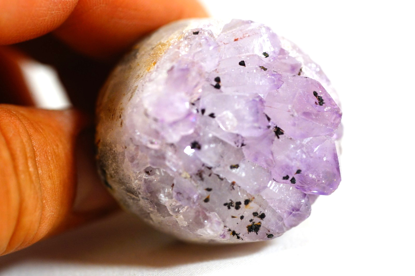 Purple Amethyst Crystal Gemstone Drawer Knob 6 Handles