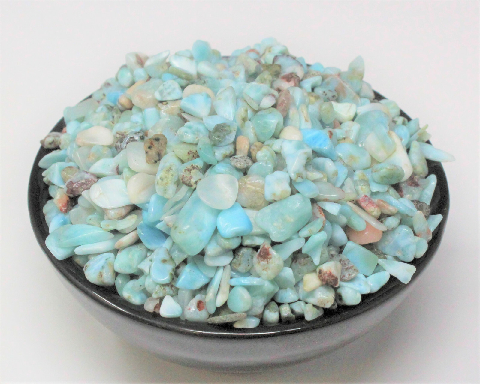 Larimar Semi Tumbled Gemstone Mini Chips 5 – 8 mm Bulk Lots – Choose How Much