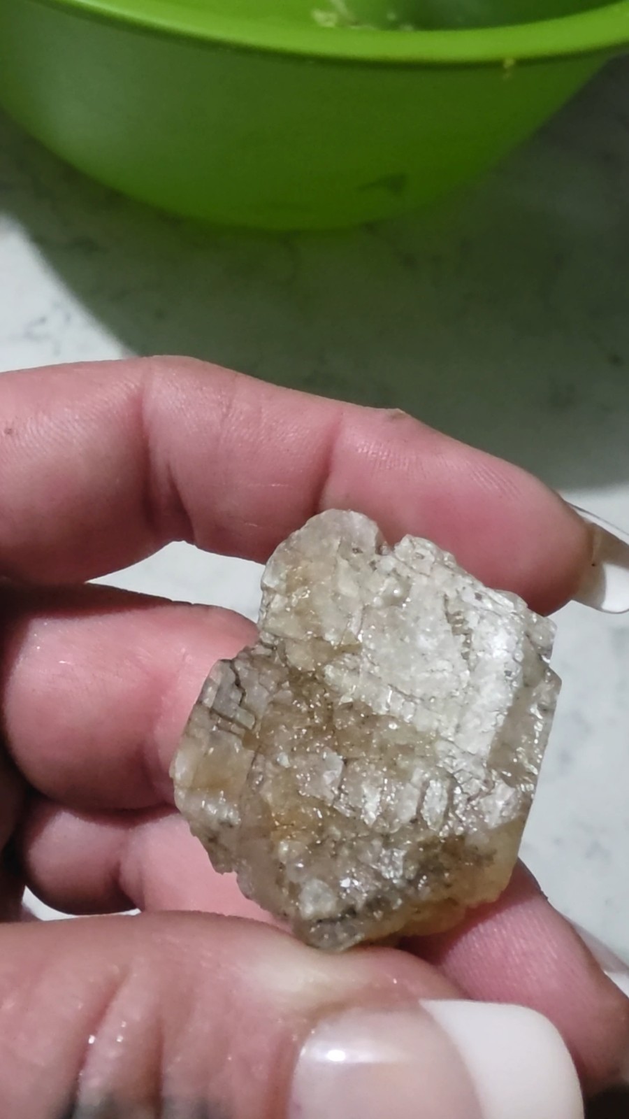 orthoclase feldspar Crystal Specimen Mineral 17.18g