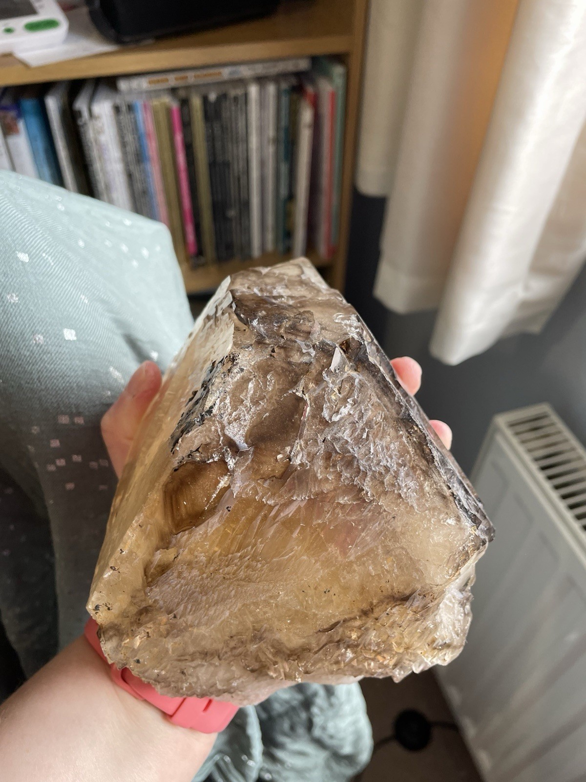 Large Elestial Smoky Citrine Statement Piece 1.85kg Stunning Crystal Quartz