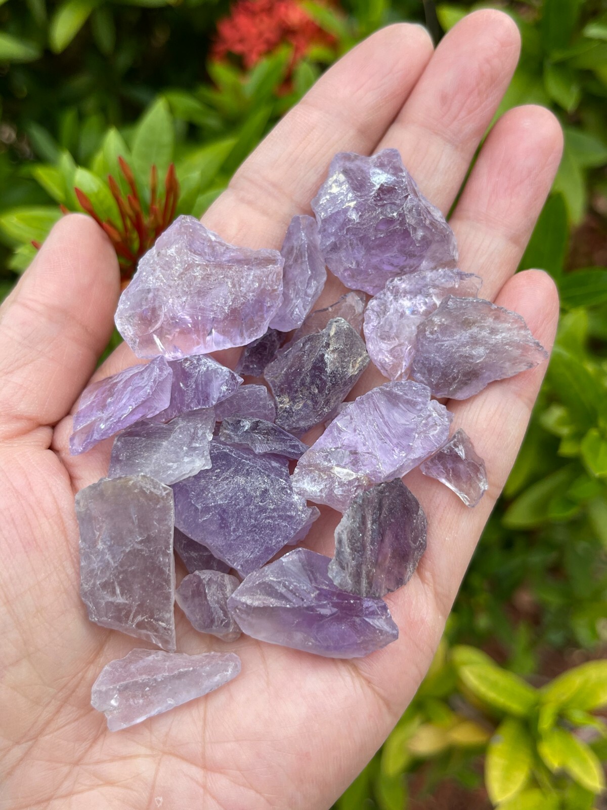 Grade A++ Small Raw Amethyst, 0.5-1″ Natural Amethys Chip, Wholesale Bulk Lot
