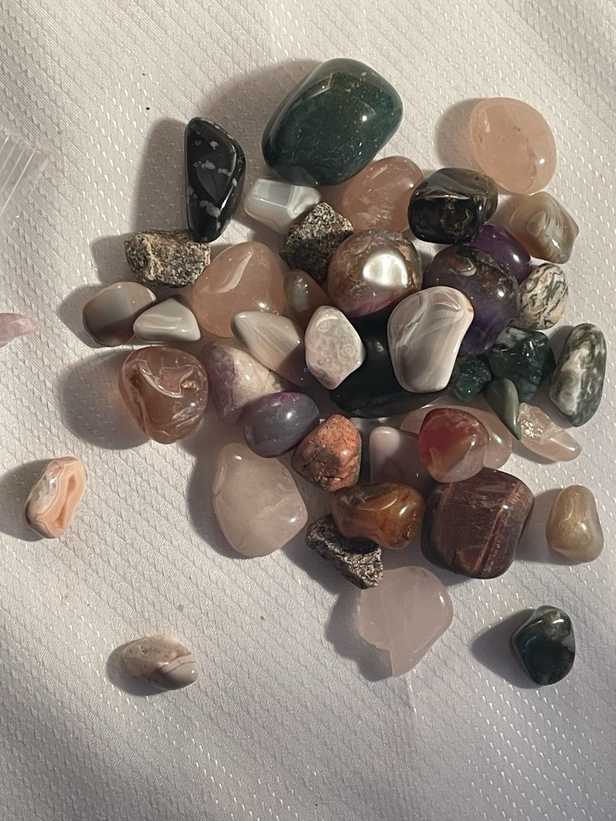 Crystals Rocks Minerals Lot 46 Natural Collect Amethyst Onyx Quartz Jasper Mixed