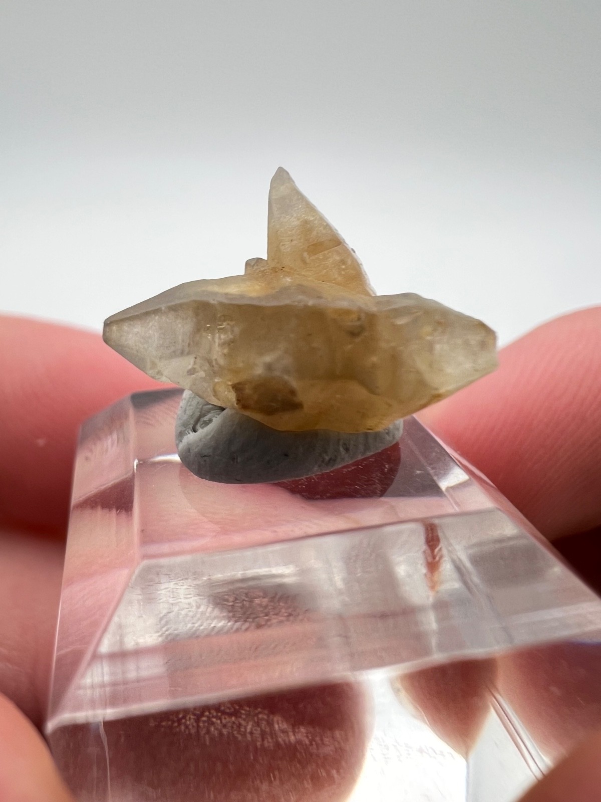 Gem Yellow Double Terminated Sapphire Crystal, Mineral Specimen from Sri Lanka