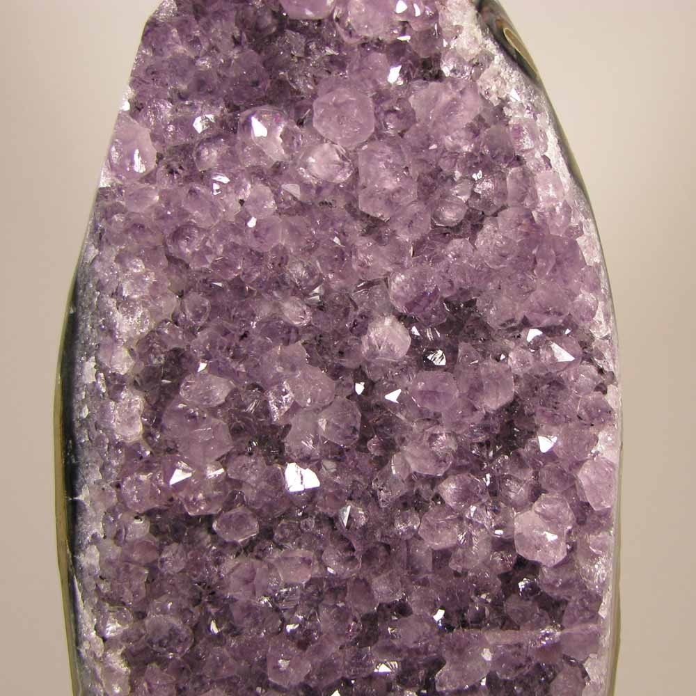 7.4″ Polished AMETHYST Crystals Cluster Freeform Standup – Uruguay – 4.8 lbs.