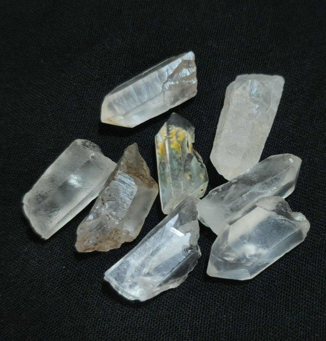 129 Crt 8 Pcs Lot 100% Natural Crystal Quartz Rough Size 21-26 MM Loose Gemstone