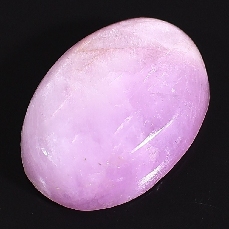 29 Ct 7X16X23 mm Natural Pink Kunzite Oval Cabochon Certified Gemstone BY-450