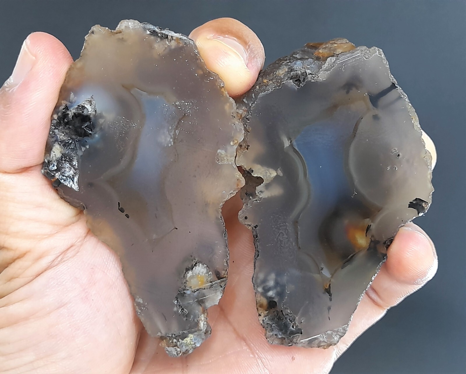 210g/0.46 lb Turkish core agate stone rough, customs duty included