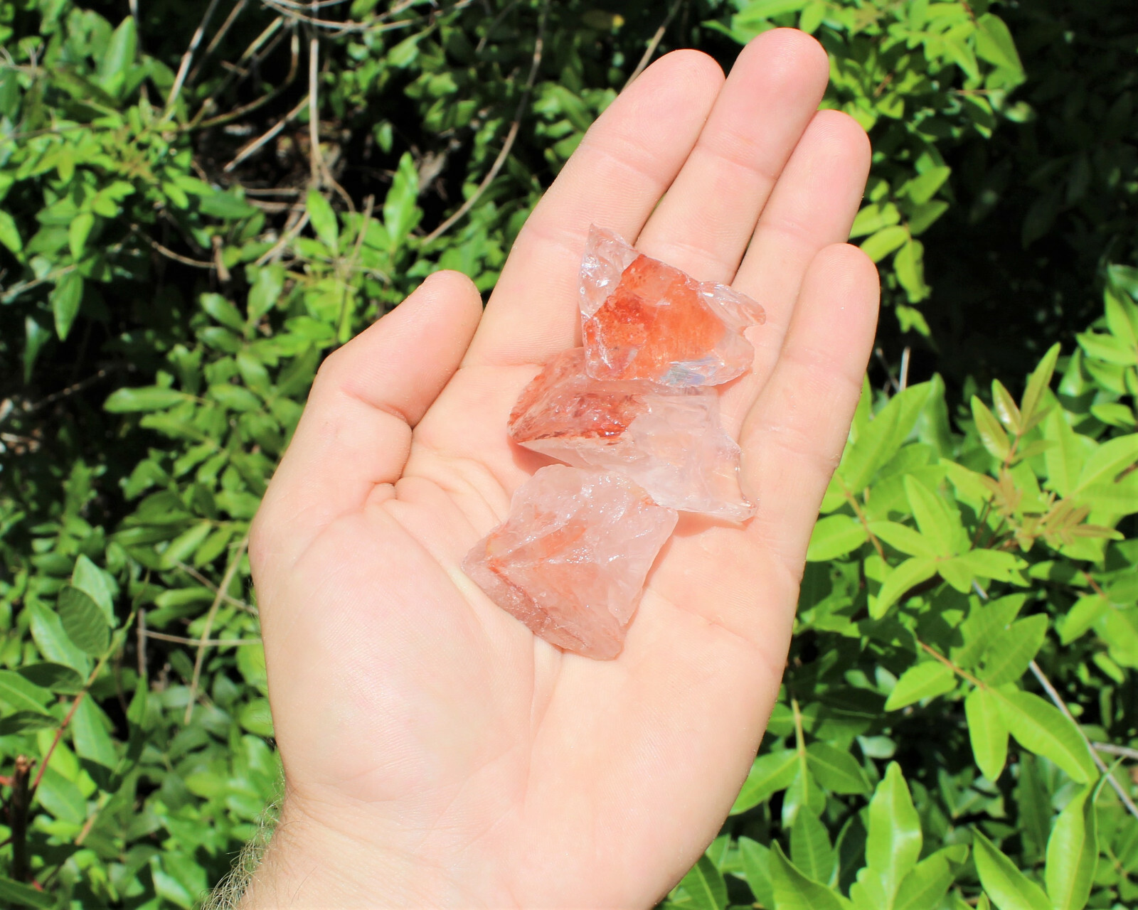Raw Fire Quartz: Choose How Many Pieces (Rough Fire Quartz Crystal)
