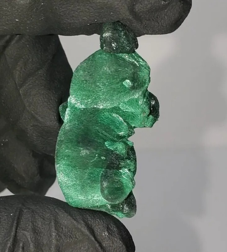 18g Velvet Malachite Silky Fibrous Malachite Specimen, Congo
