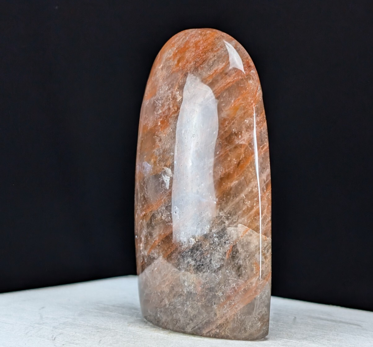 Red Fire Quartz Freeform Ornament Crystal Chakra Gemstone Free Form