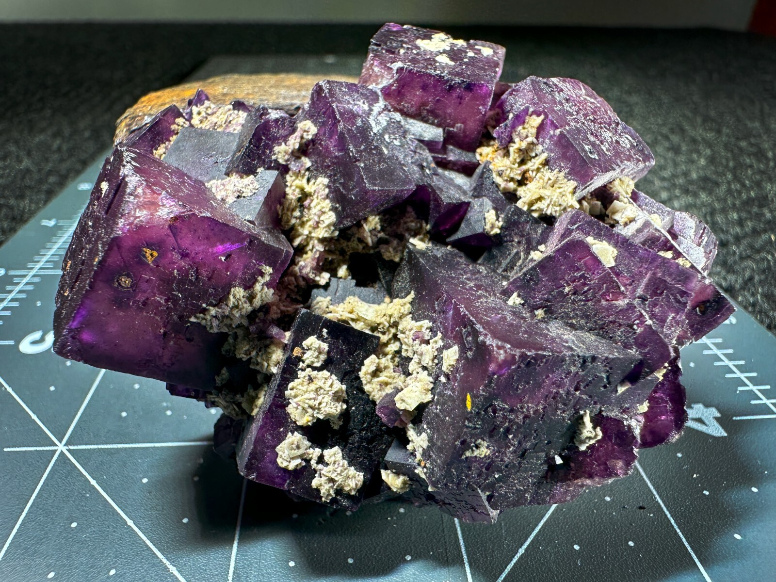 ➤ 3 Inch PURPLE FLUORITE CRYSTALS & DOLOMITE Elmwood Mine TN VIDEO➤255