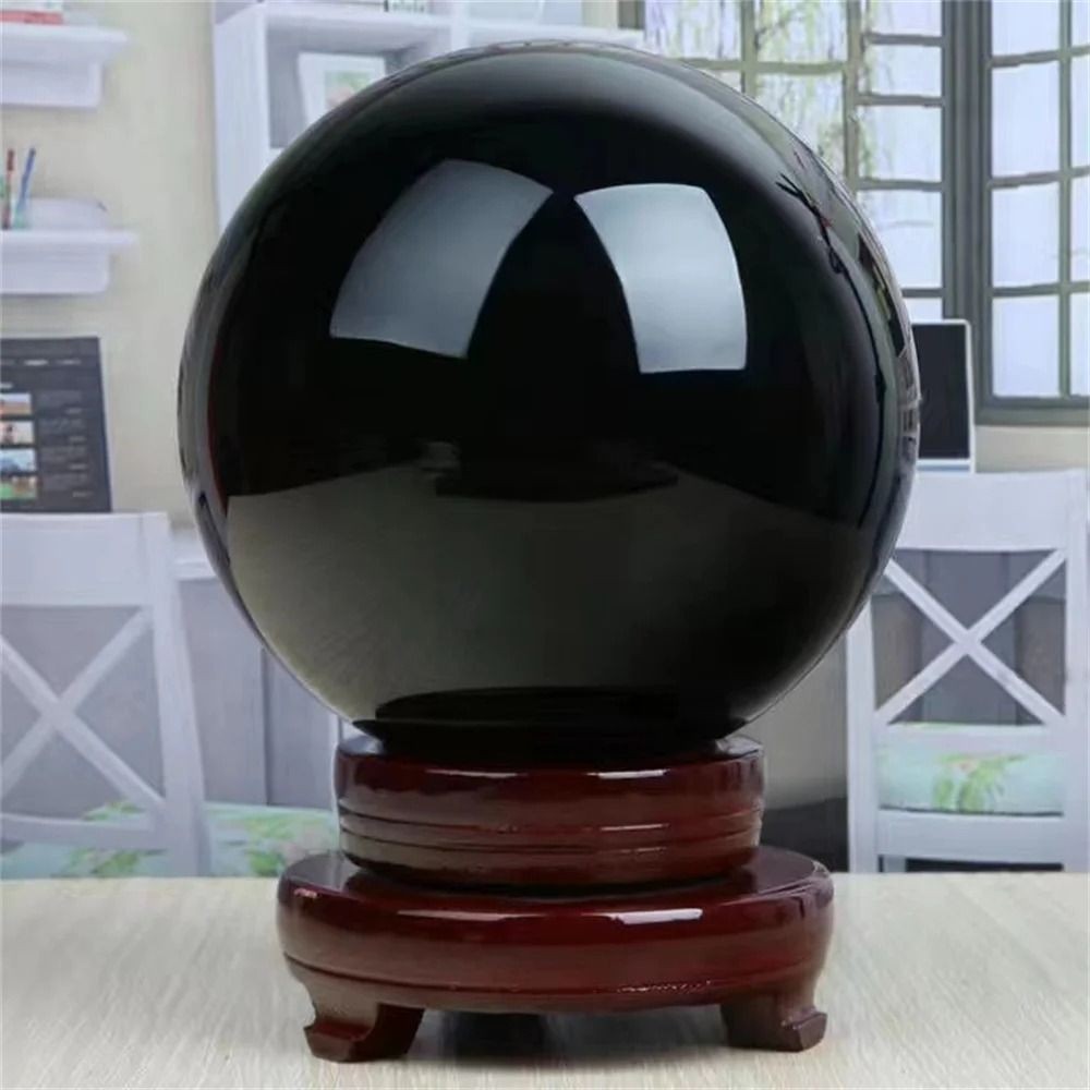 20/50mm K9 Clear Photography Crystal Ball Sphere Decoration Lens Photo + Stand