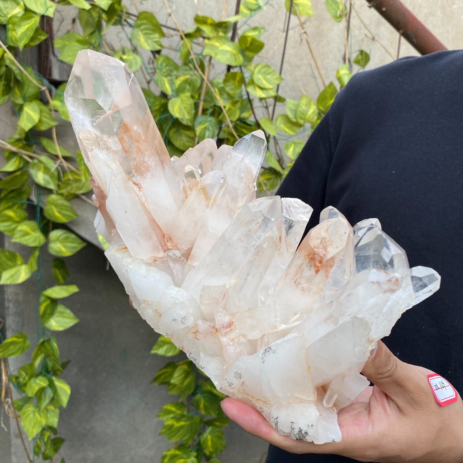 7.2lb Natural Clear White quart Crystal Cluster Raw Healing Specimen