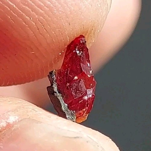 ULTRA RARE GEM RHODOCHROSITE N’Chwaning I Mine, KMF, South Africa
