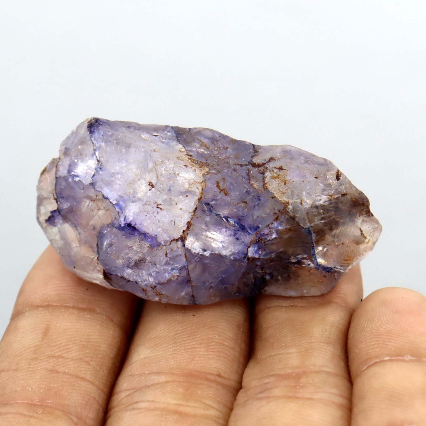 Purple Amethyst Rough Uncut Shape Certified Loose Gemstone Best Offer 133 Ct