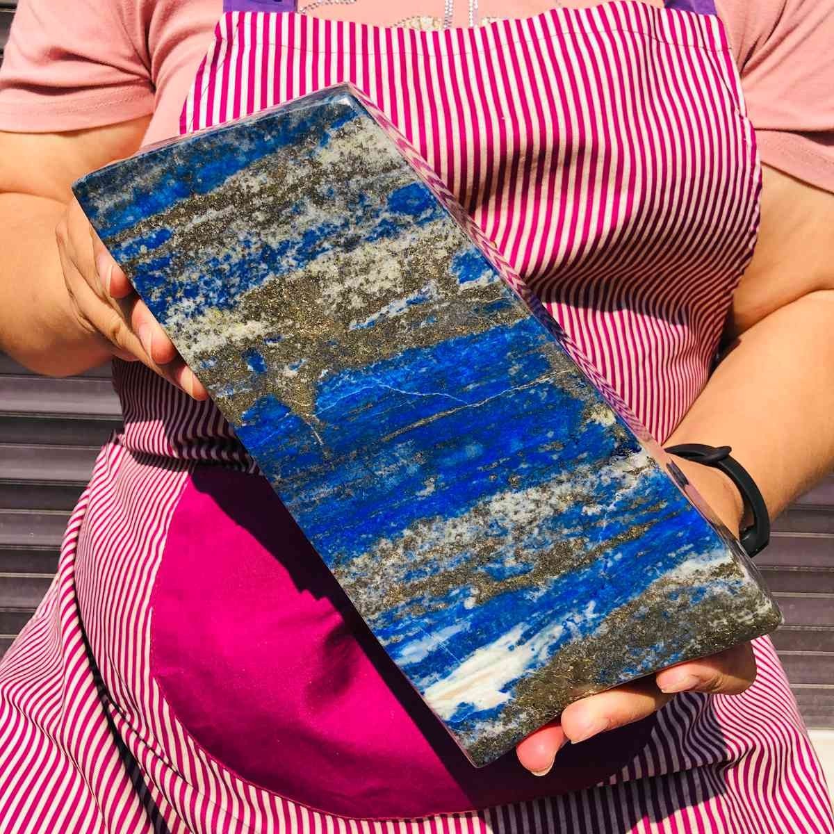 10LB Natural Lapis Lazuli Mineral Specimen Deep Blue Crystal healing Collect