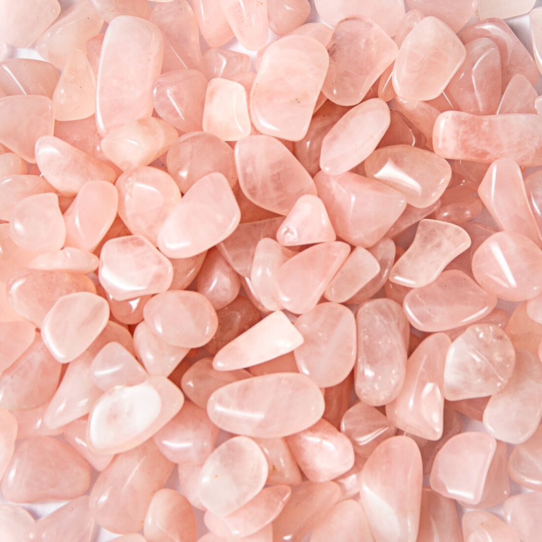 1/2 lb Small Tumbled Rose Quartz Gemstones Crystals for Jewelry Pink Gem Rocks