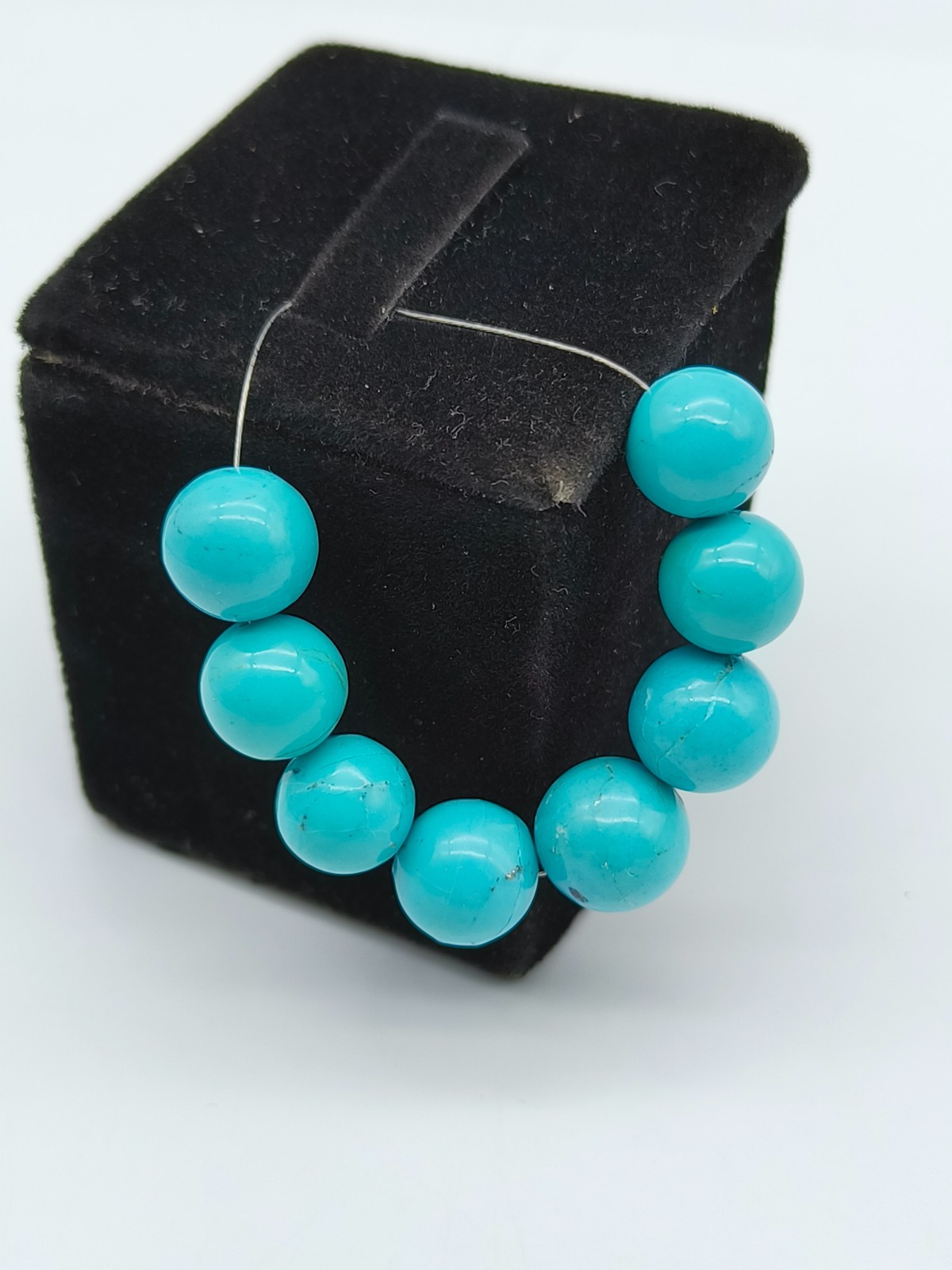 Genuine Turquoise Round Ball Beads New Arrival Gemstone Beads For Making Jewels