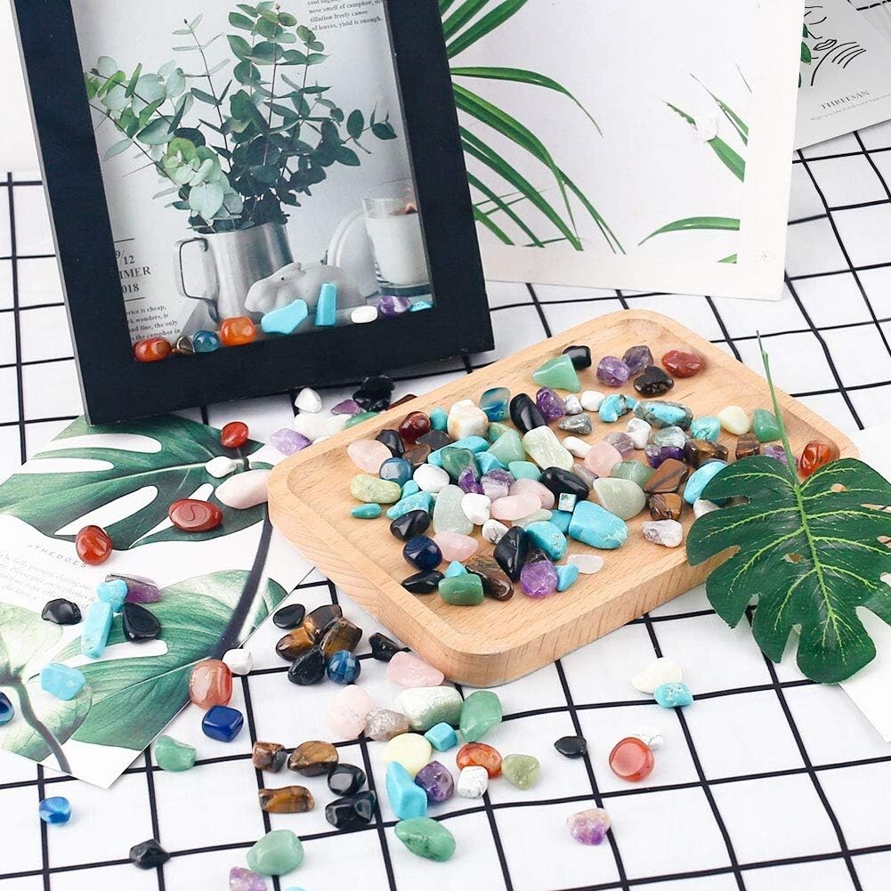 Polished Crystal Quartz Chips – Natural Irregular Stones for Fish Tanks & Decor